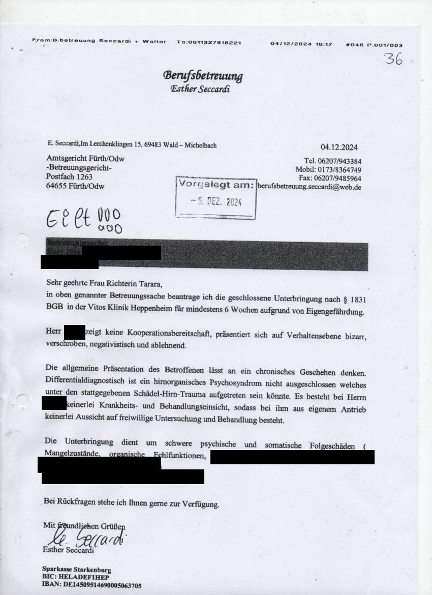 Esther Seccardi seit Kindertagen mit mehrfach beschuldigten mutmasslichen Mör. in Sie. bekannt 